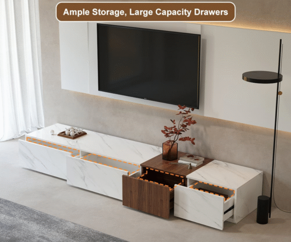 طاولة تلفاز أوبتيما – Meuble TV Optima - Image 2
