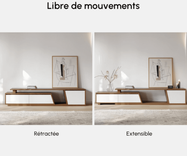 طاولة تلفاز قابلة للتمديد – Meuble TV Arcos - Image 6