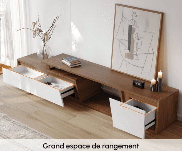 طاولة تلفاز قابلة للتمديد – Meuble TV Arcos - Image 13